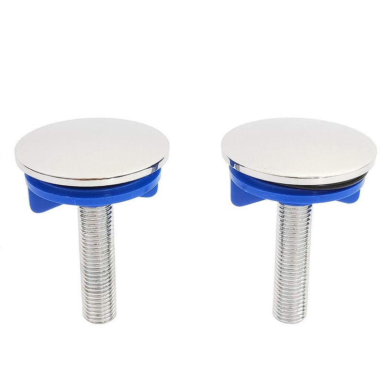 Chneeu 2 Inch Kitchen Faucet Plug Sink Cover Hole, Kitchen Sink Sprayer Hole Cover Blanking Metal Plug Plate Stopper Cover, 2 Pcs - Image 1